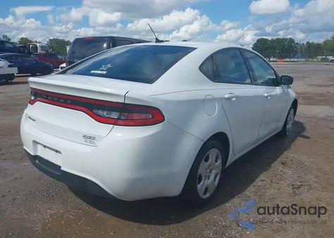 2016 Dodge Dart Se from USA, damaged, VIN 1C3CDFAA2GD755668